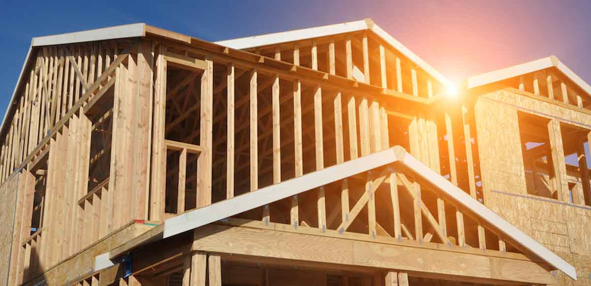 New Construction 1 chouse construction sunlight