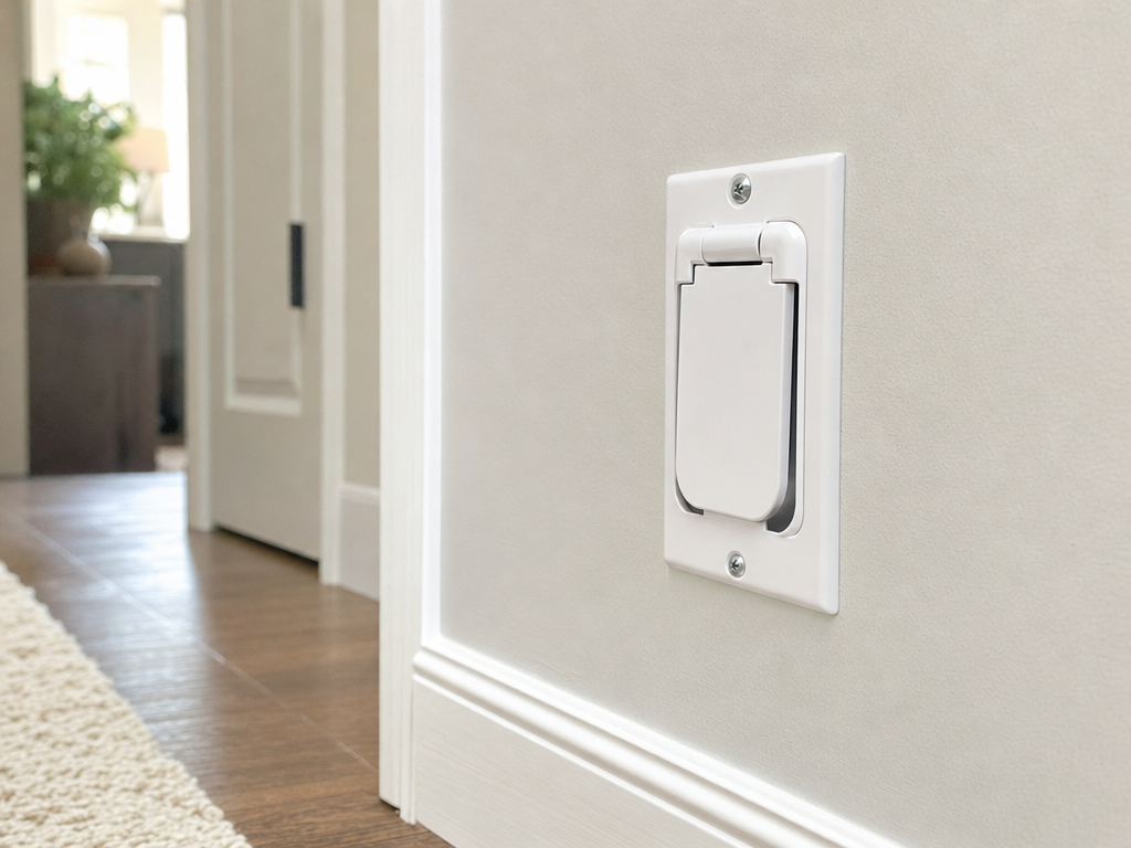 Choosing a Central Vac Installation: Questions to Ask Before You Decide 1 Central vacuum wall inlet valve installed in a hallway wall